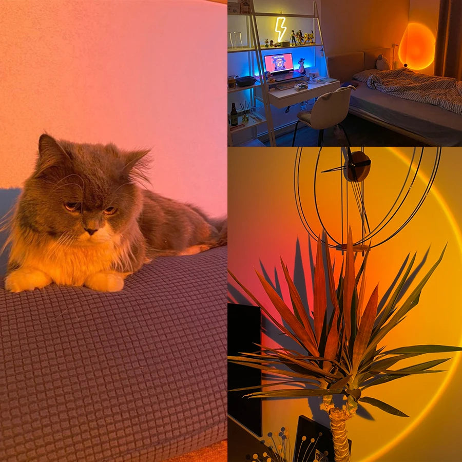 Smart Sunset Projection Lamp (App Control)