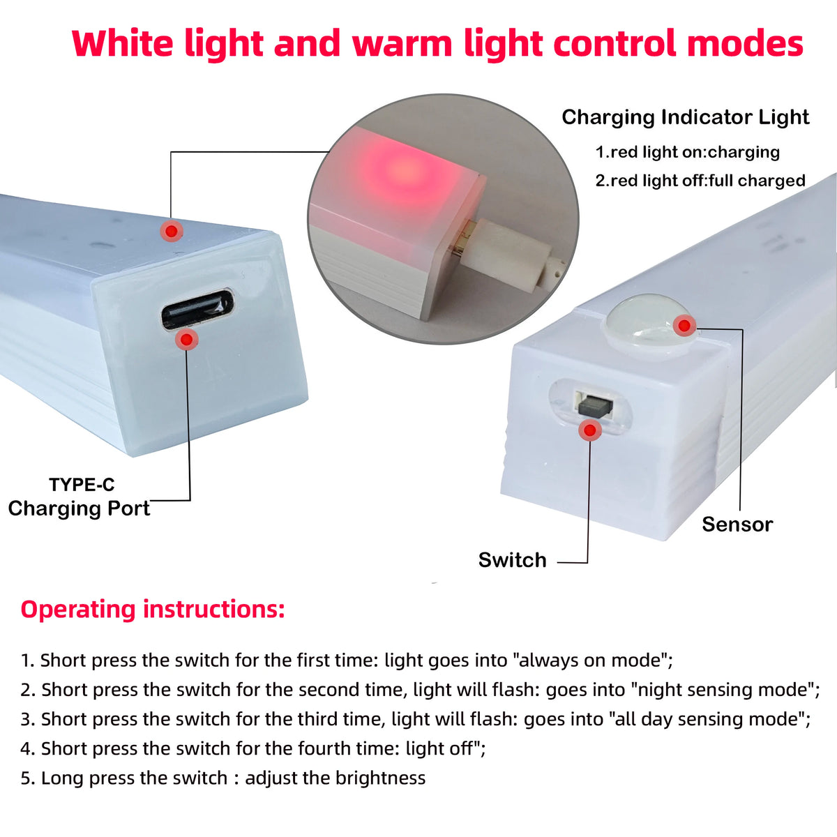 Motion Sensor Cabinet Light Bar – view 6