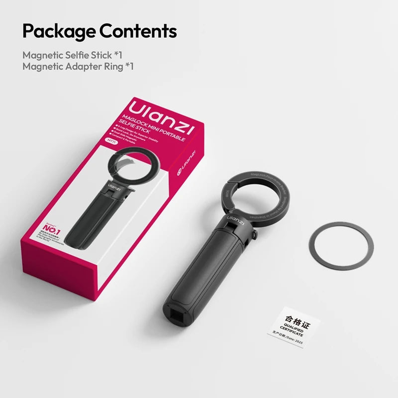 Magnetic Selfie Stick & Mini Tripod 2-in-1 – MagSafe Compatible