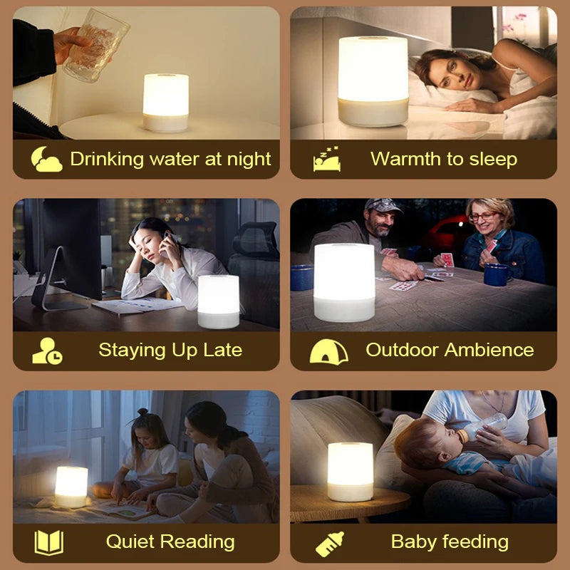 Touch Dimmable Bedside Lamp