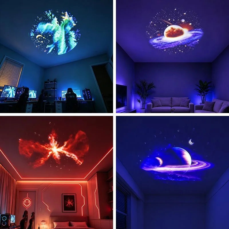 Galaxy Star Projector USB Night Light