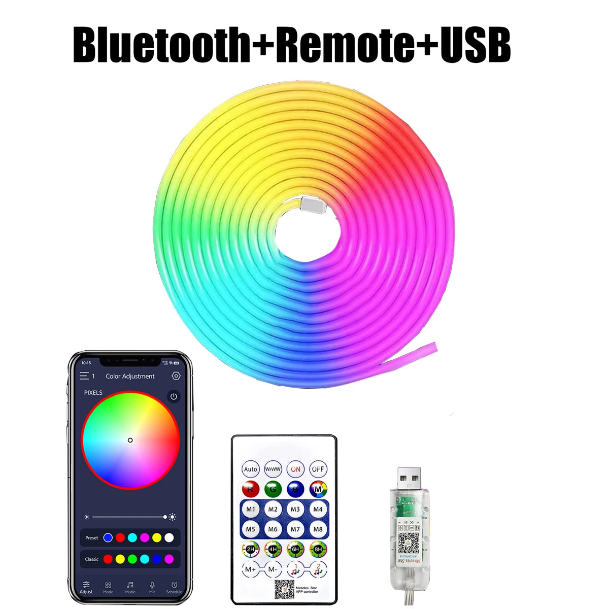 RGB Neon LED Strip – view 7