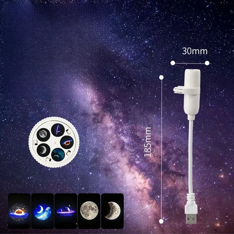 Galaxy Star Projector USB Night Light