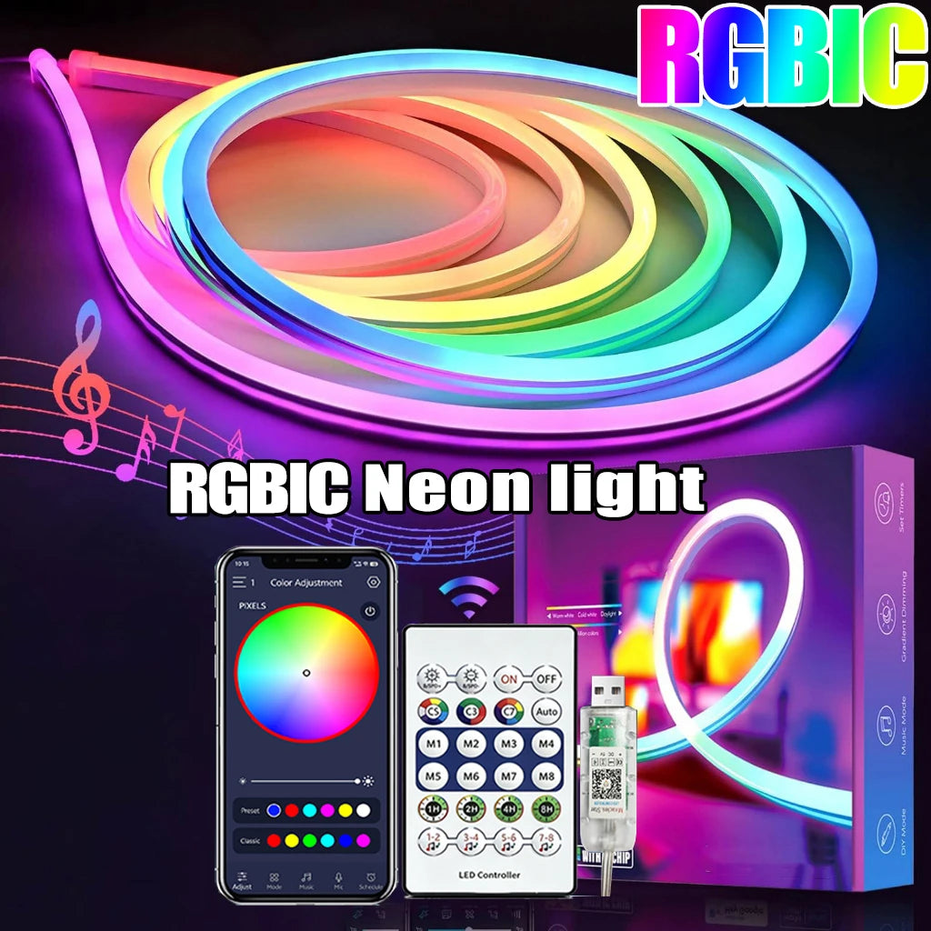 RGB Neon LED Strip – view 1