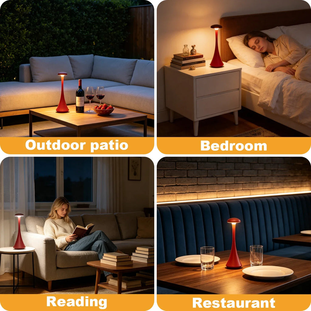 Mushroom Touch Lamp – view 6