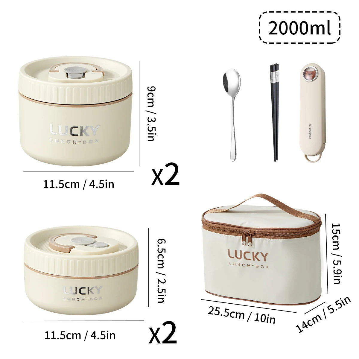 Stainless Steel Thermal Lunch Box – view 13